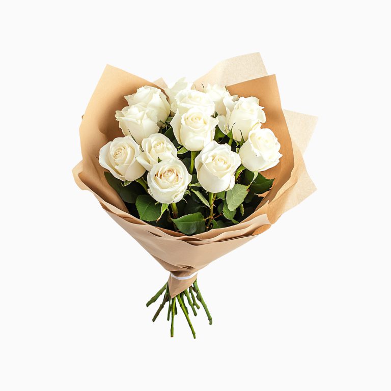white-rose-bouquet