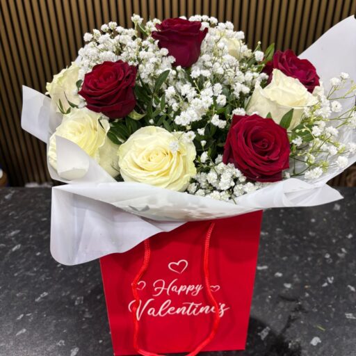 Blush & Romance Mixed Rose Bouquet